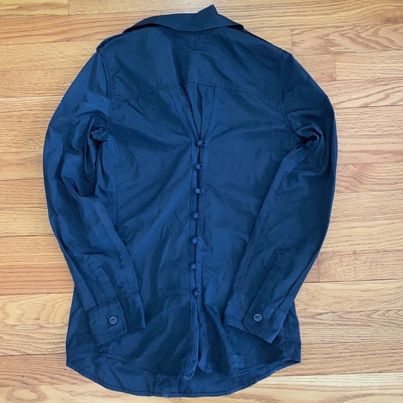 Elizabeth and James 5F Bergdorf Goodman Jacket Women’s Small Blue Lightweight - Picture 6 of 8